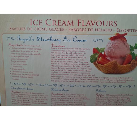 Eurographics Puzzle Ice Cream Flavours 1000 Piece Jigsaw Puzzle w Recipe - Picture 2 of 5